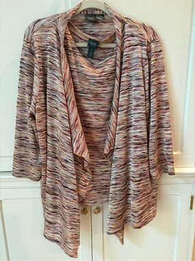 Chico's Travelers Collection Cardigan and Tank